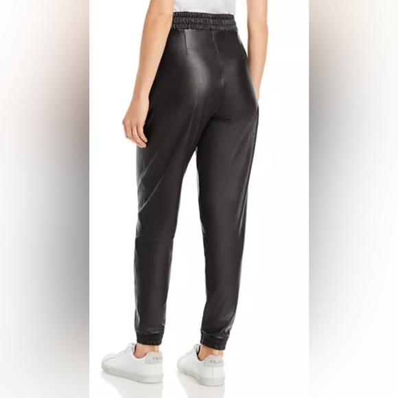 SPANX Pants - Spanx Faux Leather Brown Jogger Size M